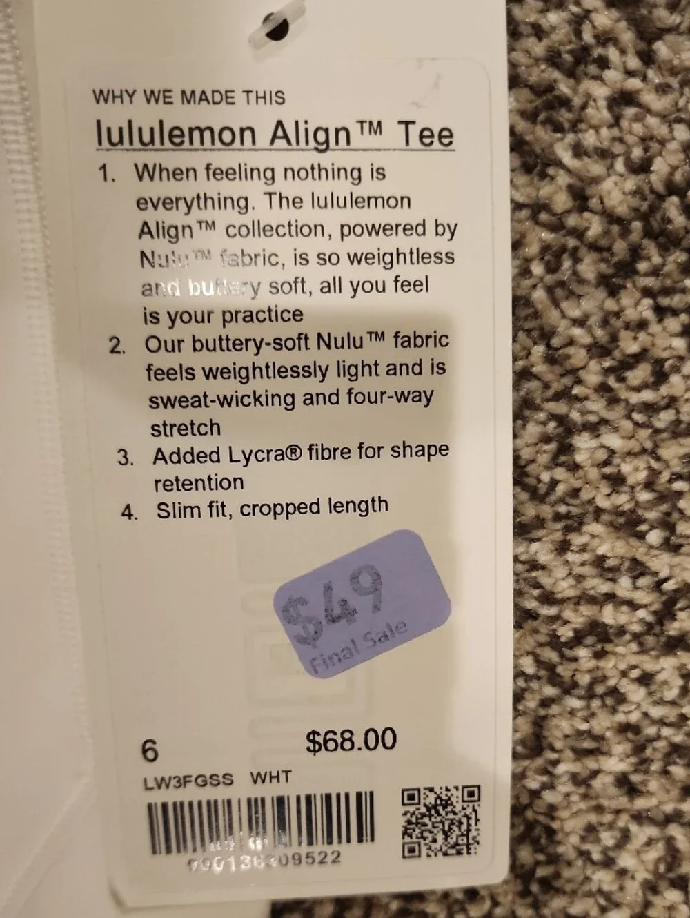 lululemon athletica scoop neckline